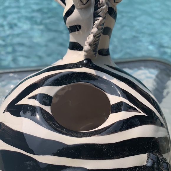 New Blue Sky Clayworks Zebra Teapot - Picture 6 of 15